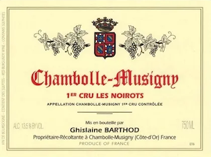 Ghislaine Barthod Chambolle Musigny Premier Cru Les Noirots
