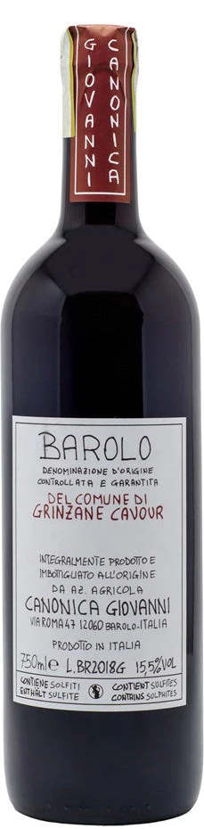 Giovanni Canonica Barolo Commune di Grinzane Cavour Giovanni Canonica Barolo Commune di Grinzane Cavour