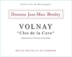 Domaine Jean-Marc Bouley Volnay Clos de la Cave Domaine Jean-Marc Bouley Volnay Clos de la Cave