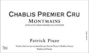 Patrick Piuze Chablis Premier Cru Montmains Patrick Piuze Chablis Premier Cru Montmains