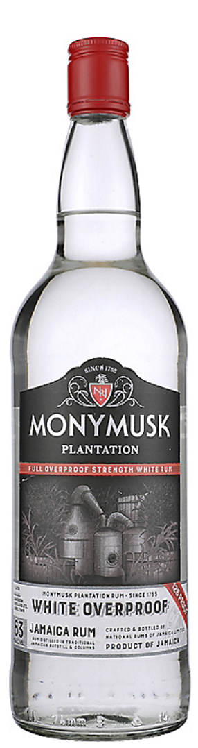 Monymusk Rum White Overproof 126@ Monymusk Rum White Overproof 126@