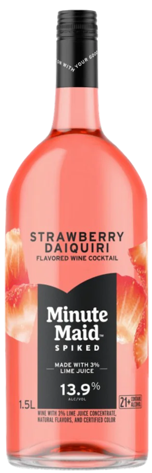 Minute Maid Spiked Wine Cocktail Strawberry Daiquiri