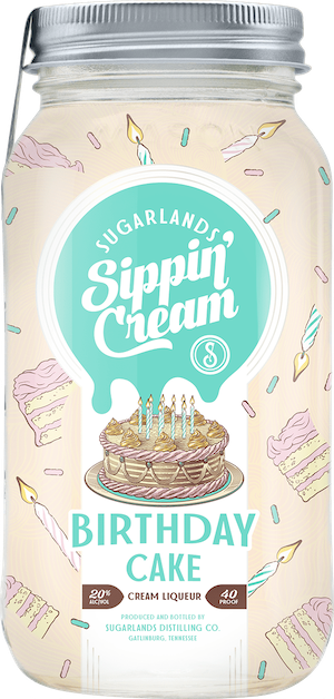 Sugarlands Distilling Company Sippin' Cream Liqueur Birthday Cake Sugarlands Distilling Company Sippin' Cream Liqueur Birthday Cake