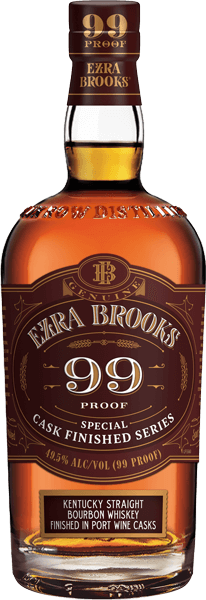 Ezra Brooks Bourbon 99 Port Cask Finish 750ml - Buy online at