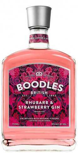 Boodles Gin Rhubarb Strawberry Boodles Gin Rhubarb Strawberry