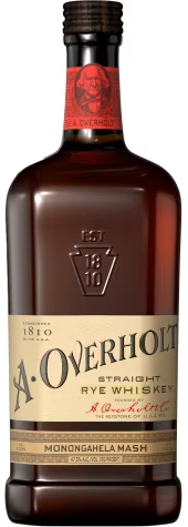 A Overholt Rye Whiskey Monongahela Mash 4 Year
