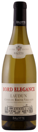 Brotte Cotes du Rhone Villages Blanc Bord Elegance Laudun