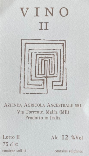 Ancestrale Vino Rosso "Vino II"
