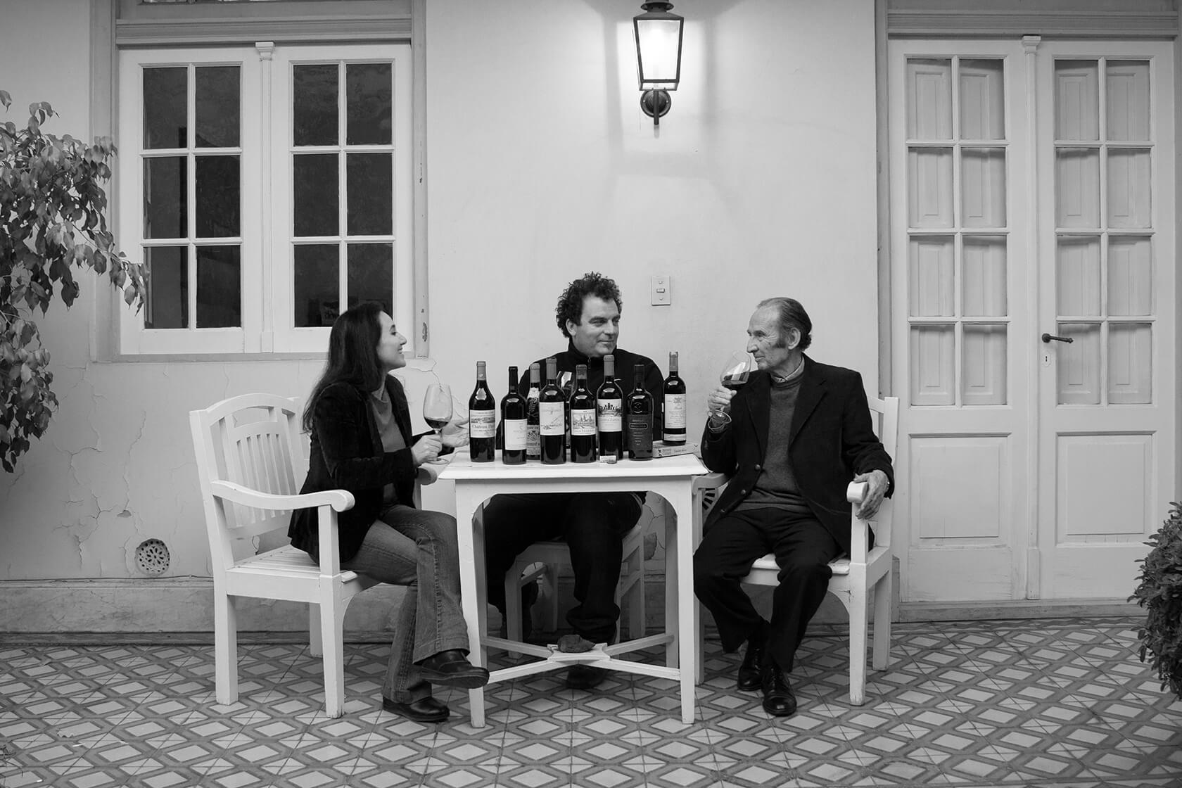 Catena Zapata Family: Laura Catena Alejandro-vigil Nicolas Catena