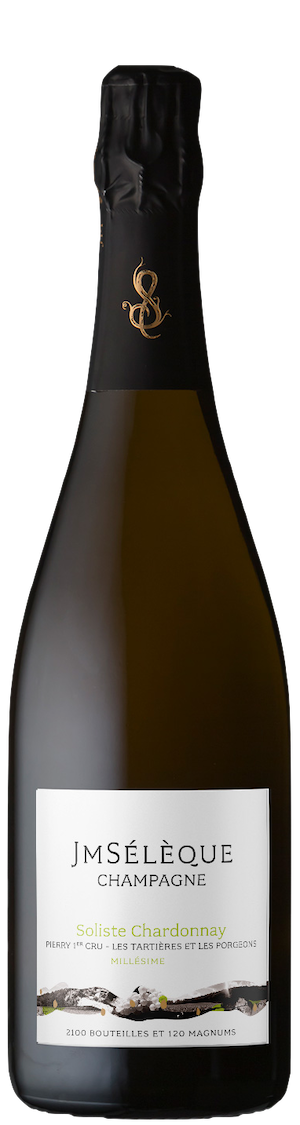Jean-Marc Seleque Champagne Pierry Premier Cru Les Tartieres et Les Porgeons Soliste Chardonnay