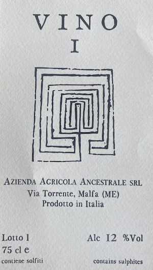 Ancestrale Vino Bianco "Vino I" Ancestrale Vino Bianco "Vino I"