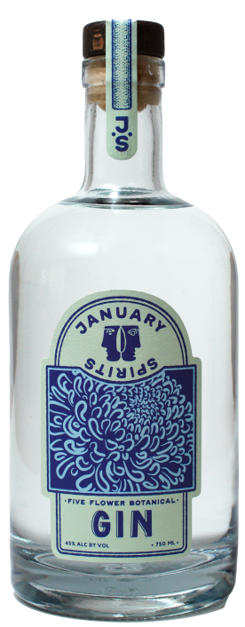 January Spirits Gin 5 Flower