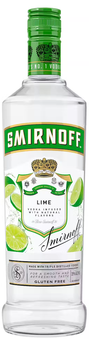 Smirnoff Vodka Lime 60@ Smirnoff Vodka Lime 60@