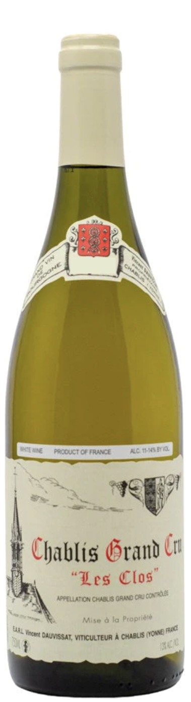 Vincent Dauvissat (Rene & Vincent) Chablis Grand Cru Les Clos Vincent Dauvissat (Rene & Vincent) Chablis Grand Cru Les Clos