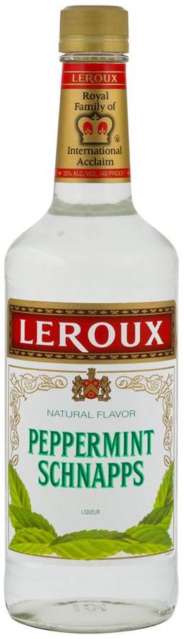 Leroux Schnapps Peppermint 40@ Leroux Schnapps Peppermint 40@