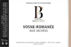 Domaine Boigey Freres Vosne Romanee aux Jachees
