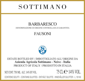 Sottimano Barbaresco Fausoni