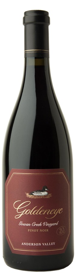 Goldeneye Pinot Noir Gowan Creek Vineyard