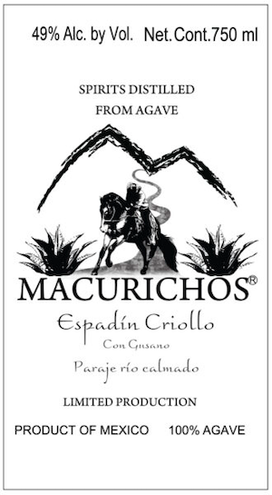 Macurichos Destilado De Agave Espadin Criollo Con Gusano Macurichos Destilado De Agave Espadin Criollo Con Gusano