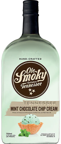 Ole Smoky Whiskey Mint Chocolate Chip Cream