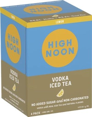 High Noon Vodka Iced Tea Lemon Can 4pk