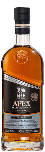 Milk & Honey Distillery Single Malt Whisky Apex Dead Sea