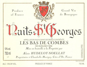 Alain Hudelot-Noellat Nuits St Georges au Bas de Combe