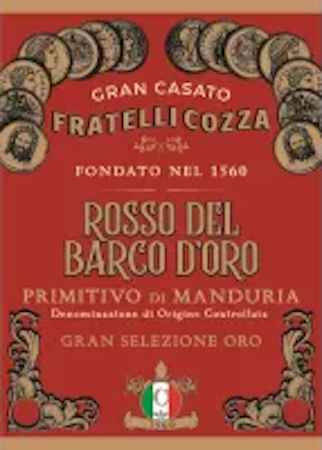 Fratelli Cozza Primitivo di Manduria Rosso del Barco d'Oro