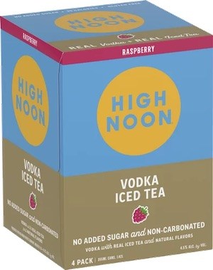 High Noon Vodka Iced Tea Raspberry Can 4pk High Noon Vodka Iced Tea Raspberry Can 4pk