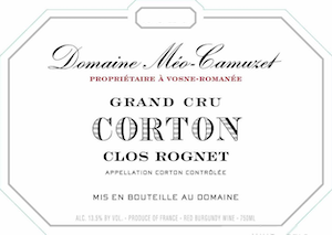 Domaine Meo Camuzet Corton Grand Cru Le Rognet et Corton
