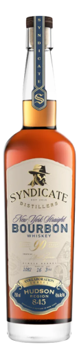 Syndicate Distillers Bourbon New York Straight Hudson Region 845