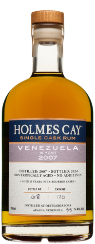 Holmes Cay Rum Single Cask "Venezuela - Sofa 2007 - 15 Year"