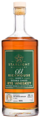 Starlight Distillery Rye Whiskey Small Batch Double Oak