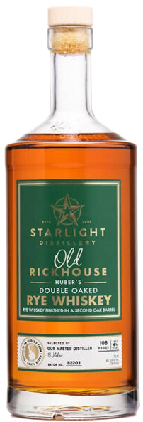Starlight Distillery Rye Whiskey Small Batch Double Oak Starlight Distillery Rye Whiskey Small Batch Double Oak