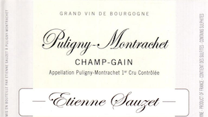 Etienne Sauzet Puligny-Montrachet Premier Cru Champ Gain