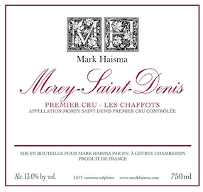 Mark Haisma Morey St Denis Premier Cru Les Chaffots