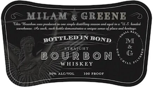 Milam & Greene Bourbon Bottled In Bond