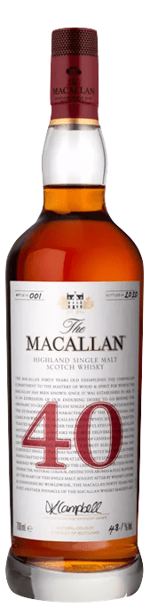 The Macallan Scotch Single Malt The Red Collection 40 Year