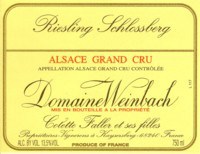 Domaine Weinbach Riesling Grand Cru Schlossberg
