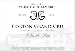 Joannes Violot-Guillemard Corton Grand Cru Le Clos du Roi