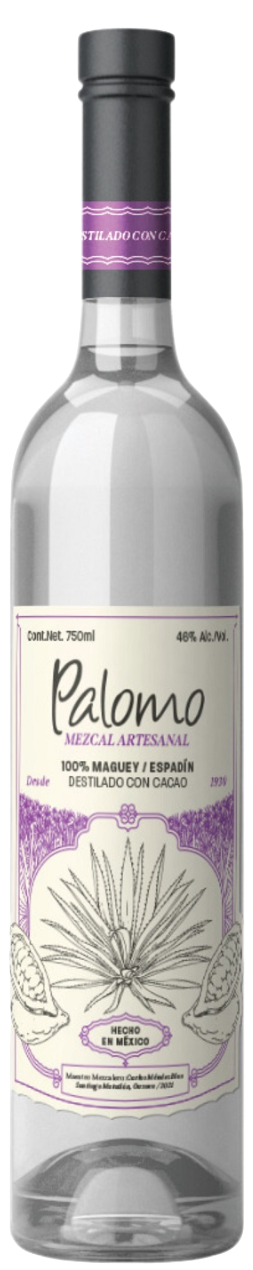 Palomo Mezcal Espadin Destilado con Cacao