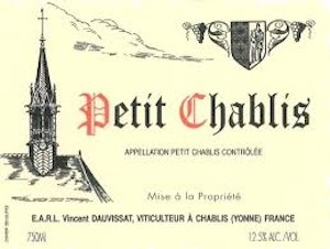 Vincent Dauvissat (Rene & Vincent) Petit Chablis Vincent Dauvissat (Rene & Vincent) Petit Chablis