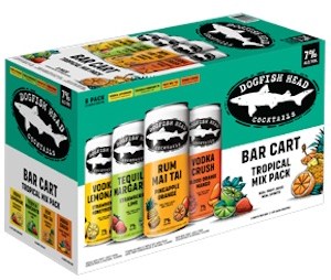 Dogfish Head Bar Cart Tropical Mix Pack 8 Can