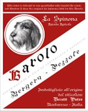La Spinona (Pietro Berutti) Barolo Bergera-Pezzole