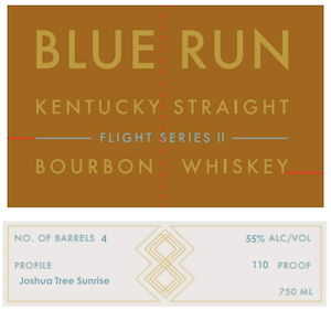 Blue Run Bourbon Flight Series II Bb4 Blend J (Joshua Tree Sunrise)