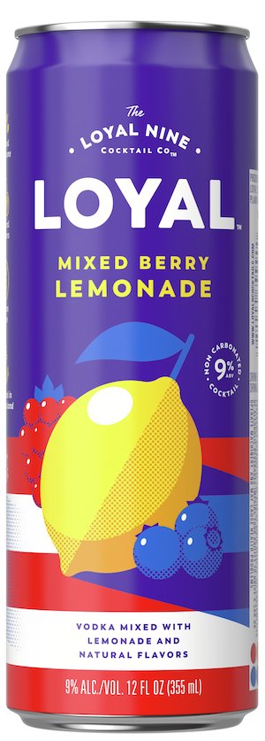 Loyal 9 Lemonade Mixed Berry 4pk
