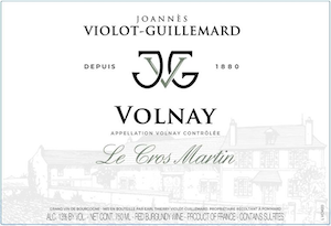 Joannes Violot-Guillemard Volnay Le Cros Martin