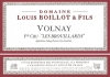 Domaine Louis Boillot Volnay Premier Cru Les Brouillards Domaine Louis Boillot Volnay Premier Cru Les Brouillards
