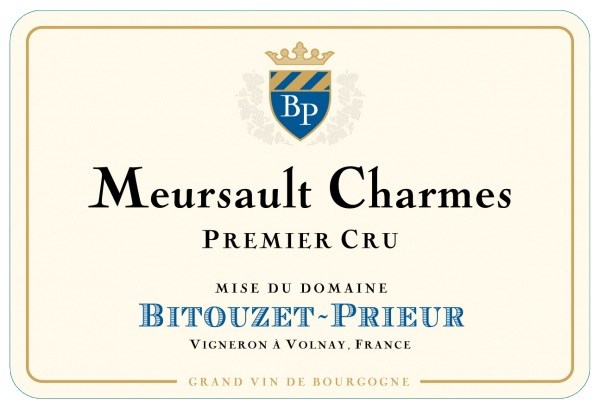 Domaine Bitouzet Prieur Meursault Premier Cru Charmes Domaine Bitouzet Prieur Meursault Premier Cru Charmes