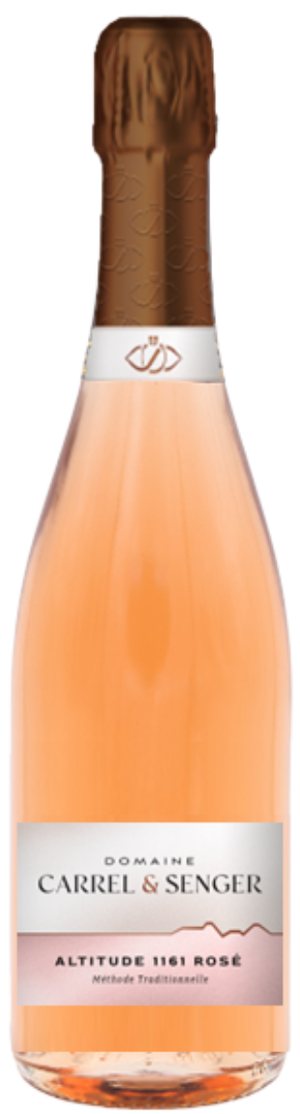 Domaine Carrel & Senger Vin de Savoie Methode Traditionnelle Altitude 1161 Rose